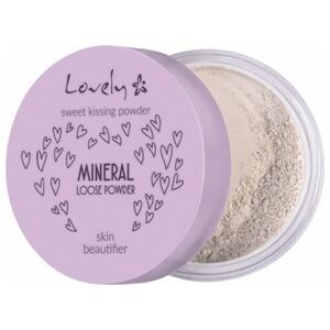 Lovely LOVELY_Sweet Kissing Powder Mineral Loose Powder Skin Beautifier transparentny silnie matujący fikser mineralny do twarzy 5,5g