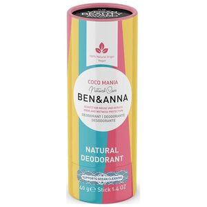 Ben&Anna BEN&amp|ANNA_Natural Deodorant naturalny dezodorant na bazie sody w sztyfcie Coco Mania 40g