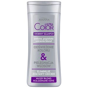 Joanna Ultra Color srebrny szampon do włosów srebrne popielate odcienie blond 400ml