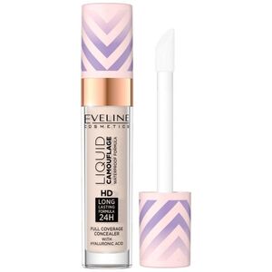 Eveline EVELINE_Liquid Camouflage HD wodoodporny korektor z kwasem hialuronowym 01 Light Porcelain 7,5ml