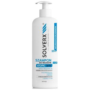 Solverx SOLVERX Atopic Skin Szampon do włosów - pielęgnujący i przeciwzapalny 500ml