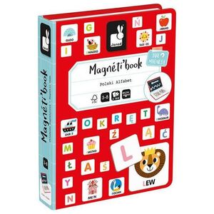 Janod Magnetyczna układanka Polski Alfabet Magnetibook, Janod