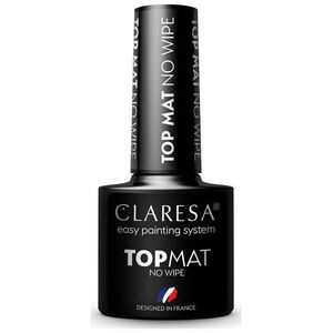 Claresa CLARESA_Top Mat No Wipe top utwardzający do lakieru hybrydowego bez przemywania matowy 5g
