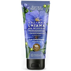 Barwa BARWA_Naturalna lniana wzmacniająca odżywka do włosów słabych i łamliwych 200ml
