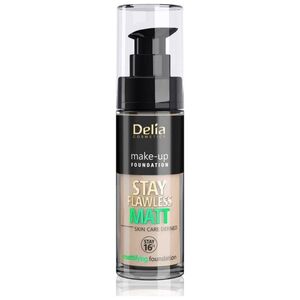 Delia Delia Cosmetics Stay Flawless Matt Podkład matujący 16H nr 405 Peach Natural 30ml
