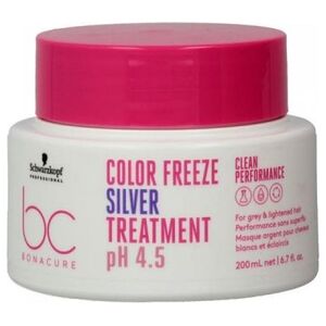 Schwarzkopf Maska do Białych Włosów Schwarzkopf Bonacure Color Freeze Silver  (200 ml) pH 4.5