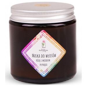 Nowa Kosmetyka Maska do włosów różą i miodem płynąca, 120 ml