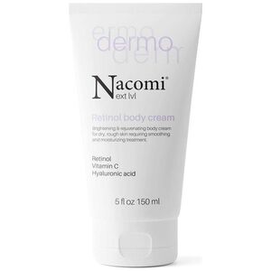 Nacomi Next Level Dermo - Rozjaśniająco-odmładzający krem do ciała z retinolem i witaminą C, 150 ml