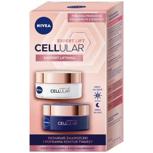 Nivea Krem przeciwstarzeniowy dzień 50 ml + krem przeciwstarzeniowy noc 50 ml Cellular Expert Lift SPF30