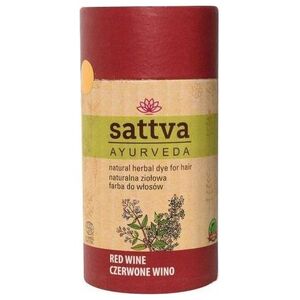 Sattva SATTVA_Natural Herbal Dye for Hair naturalna ziołowa farba do włosów Red Wine 150g