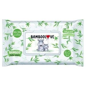 Cheeky Panda Chusteczki bambusowe nawilżane dla dzieci BambooLove 60 szt.