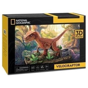Cubic Fun PUZZLE 3D NATIONAL GEOGRAPHIC WELOCIRAPTOR