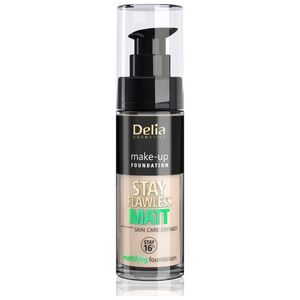 Delia Delia Cosmetics Stay Flawless Matt Podkład matujący 16H nr 402 Light Beige 30ml