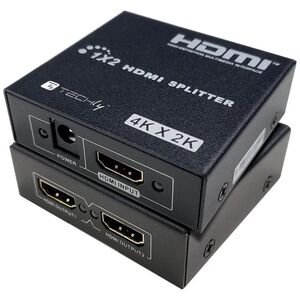 Techly Techly Splitter HDMI 1x2 4K*30Hz Aktywny Rozdzielacz HDMI