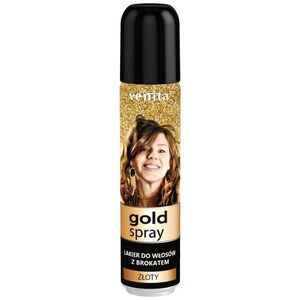 Venita Lakier do włosów z brokatem Złoty 75ml