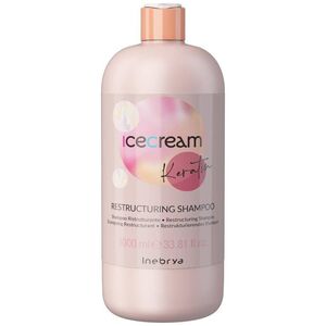 Inebrya Inebrya Ice Cream Keratin Regenerujący szampon do włosów z keratyną ,1000ml