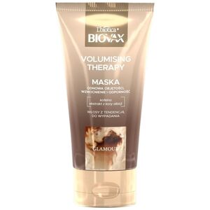 L'BIOTICA_Biovax Glamour Volumising Therapy maska do włosów z kofeiną 150ml