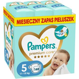 Pieluszki Pampers Premium Care 5, 11-16 kg, 148 szt.