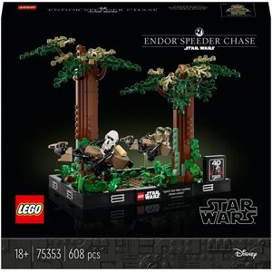 LEGO Star Wars Diorama: Pościg na ścigaczu przez Endor (75353)