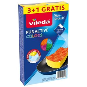 Vileda Zmywak Pur Active Colors 4 szt.