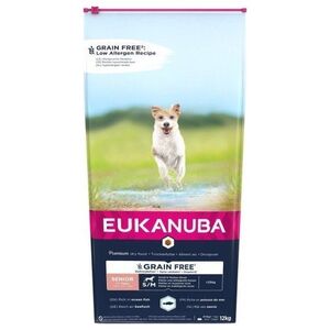 EUKANUBA EUKANUBA Senior small/medium Grain Free ryba oceaniczna pies 12KG