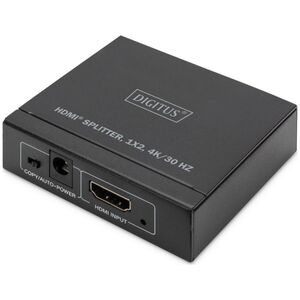 Digitus Rozdzielacz/Splitter HDMI 2-portowy 4K/30Hz EDID HDCP1.4