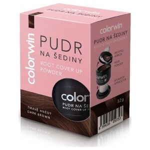 Colorwin Puder kryjący odrost i zwiększający objętość włosów Ciemny Brąz 3.2g