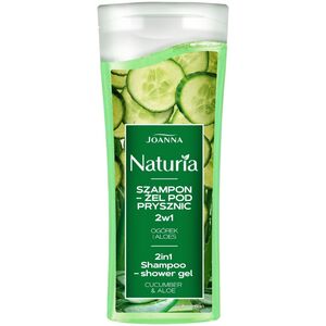 Joanna JOANNA Naturia Szampon-Żel pod prysznic 2w1 - Ogórek i Aloes 100ml