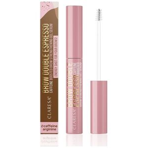 Claresa CLARESA Wzmacniające Żelowe Serum do brwi z kofeiną Brow Double Espresso  6g