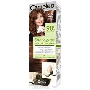 DELIA COSMETICS Cameleo Color Essence Krem koloryzujący nr 6.3 - golden chestnut  1op.