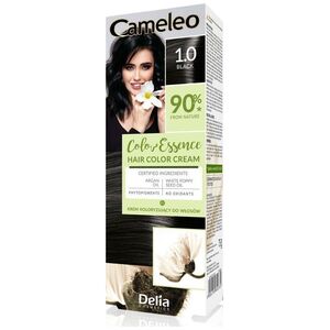 DELIA COSMETICS Cameleo Color Essence Krem koloryzujący nr 1.0 - black  1op.