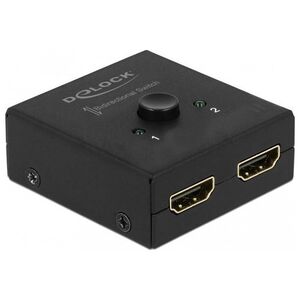 Delock Switch bidirektional HDMI 2 - 1 4k 60Hz kompakt