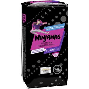 Pieluszki Pampers NINJAMAS CP PANTS 8-XXXLARGE 9 GIRL