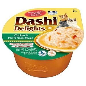 Inaba Foods Inaba DASHI uzupełniająca karma dla kota- bulion o smaku przegrzebka i kurczak70 g