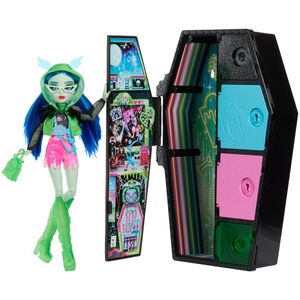 Mattel Monster High Staszysekrety Ghoulia Yelps Seria 3 Neonowa (HNF81)