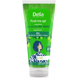 Delia DELIA_Fruit Me Up! żel do mycia twarzy i ciała Limonka 200ml
