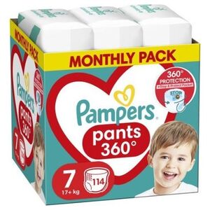 Pieluszki Pampers Pants 7, 17+ kg, 114 szt.