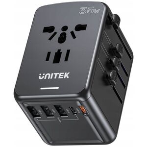 Unitek Ładowarka podróżna EU/US/UK/AUS PD 35 W