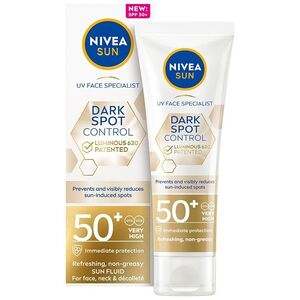 Nivea NIVEA_Sun Spot Control Luminous 630® odświeżający fluid przeciwsłoneczny do twarzy SPF50+ 40ml