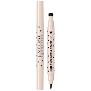 XXXX__Eveline Cosmetics (Eveline) Eveline Eyeliner & Stamp 2in1 eyeliner ze stemplem 02 Gwiazda