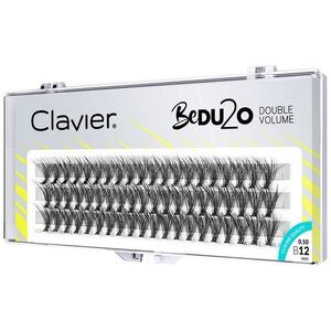 Clavier Clavier BeDU2O Double Volume kępki rzęs 12mm