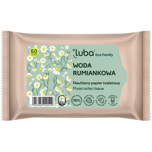 Luba Eco Family nawilżany papier toaletowy z Wodą Rumiankową 50szt.