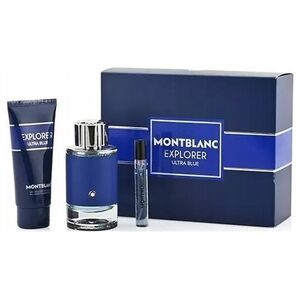 Mont Blanc MONT BLANC SET (EXPLORER ULTRA BLUE EDP/S 100ML + TRAVEL SPRAY 7,5ML  + SHOWER GEL 100ML)