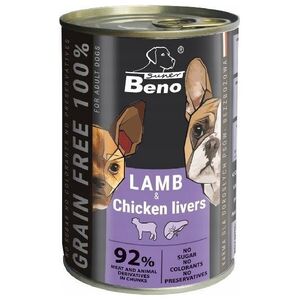 CERTECH Super Beno bez zbóż kąski jagnięcina w sosie 415g