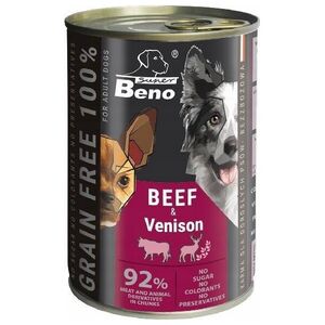 CERTECH Super Beno bez zbóż kąski wołowiną w sosie  415g