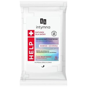 AA Help pielęgnujące chusteczki do higieny intymnej kojenie i ochrona 15szt