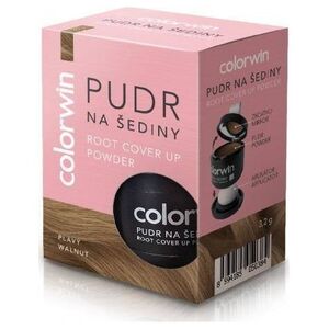 Colorwin Puder kryjący odrost i zwiększający objętość włosów Orzechowy 3.2g