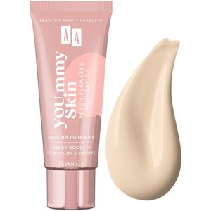 AA YOU.mmy Skin Peach Flawless Foundation podkład mineralny 01 Vanilla 30ml