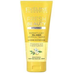 Eveline Fresh Beauty Rozświetlający żel-krem do mycia twarzy z witaminą C 150ml
