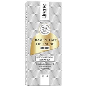 Lirene Lirene Diamentowy Lifting 3D przeciwzmarszczkowy krem pod oczy 50-70+ 15ml